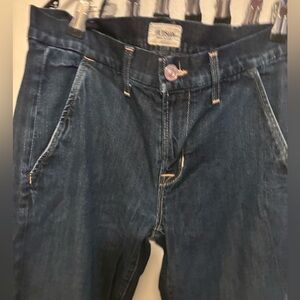 Hudson Jeans Womens Dark Blue Relaxed Jeans